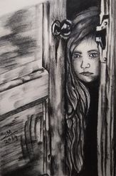 The Girl behind the door